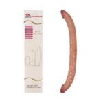 36 cm Realistik Dokulu Ten Rengi Çift Taraflı Dildo – Logan