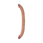 36 cm Realistik Dokulu Ten Rengi Çift Taraflı Dildo – Logan - Görsel 2