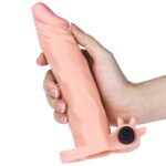 4 Cm Titreşimli Dolgulu Penis Kılıfı