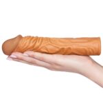5 Cm Silikon Dolgulu Penis Kılıfı