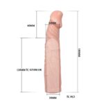 6 Cm Titreşimli Uzatmalı Penis Kılıfı