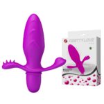7,2 Cm Klitoral Uyarıcılı Titreşimli Anal Plug