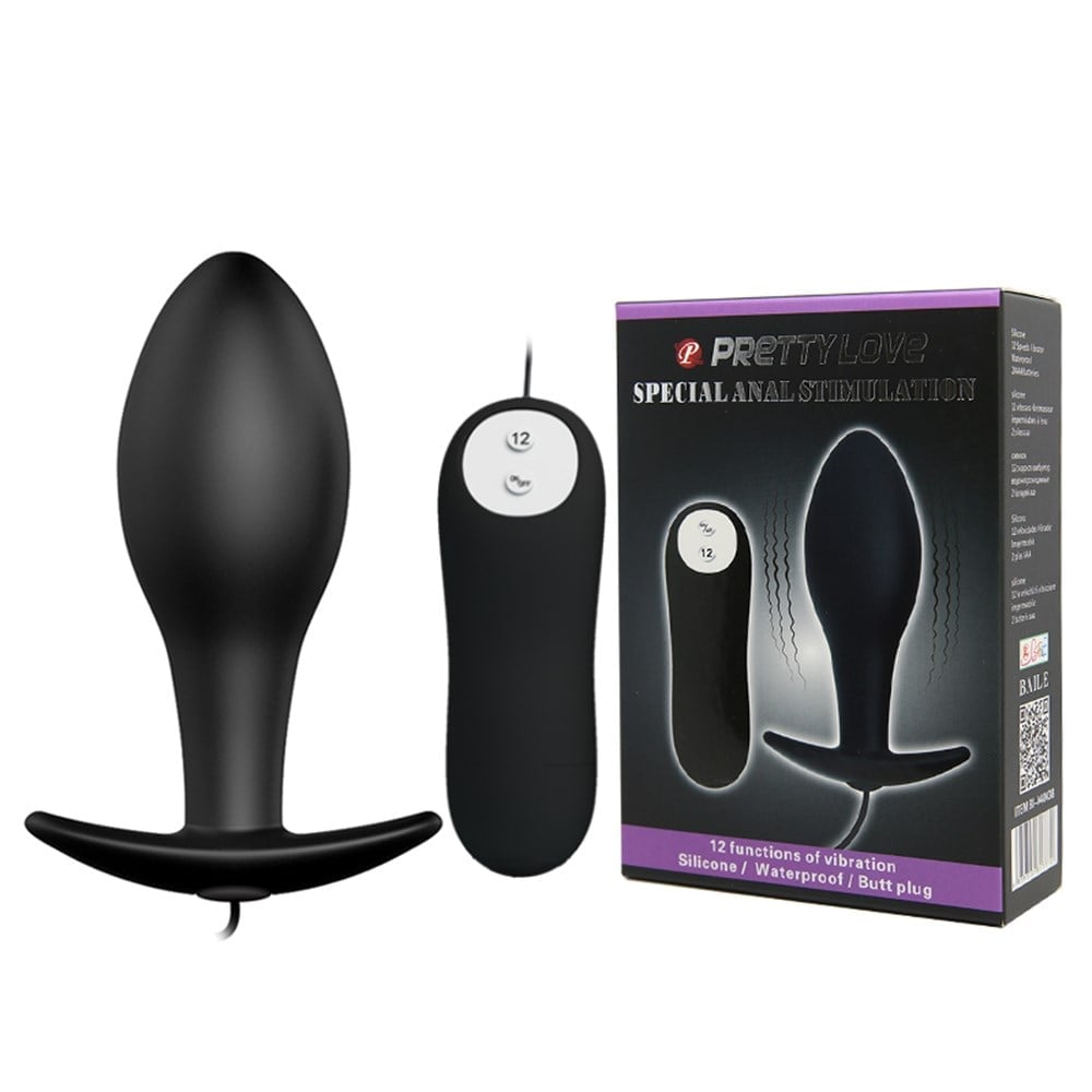 12 Fonksiyon Kumandalı 8,5 Cm Küçük Boy Titreşimli Anal Plug 12 Fonksiyon Kumandalı 8,5 Cm Küçük Boy Titreşimli Anal Plug