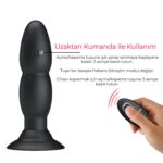 Boncuklu Titreşimli Anal Plug