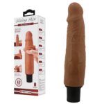 21,5 Cm Çift Katmanlı Güçlü Titreşimli Realistik Vibratör Gerçekçi Penis Dildo