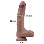 Çiftler İçin Melez Çift Katmanlı Strapon