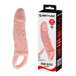 3 Cm Dolgulu Damarlı Uzatmalı Prezervatif Penis Kılıfı