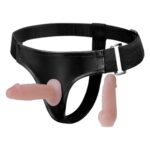 Damarlı Kemerli Dildo