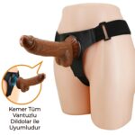 Damarlı Strap-On Dildo