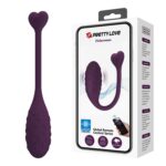 12 Modlu Telefon Kontrollü Kalp Desenli Şarjlı Yumurta Vibratör