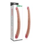 36 Cm Realistik Çift Uçlu Esnek Anal Ve Vajinal Dildo
