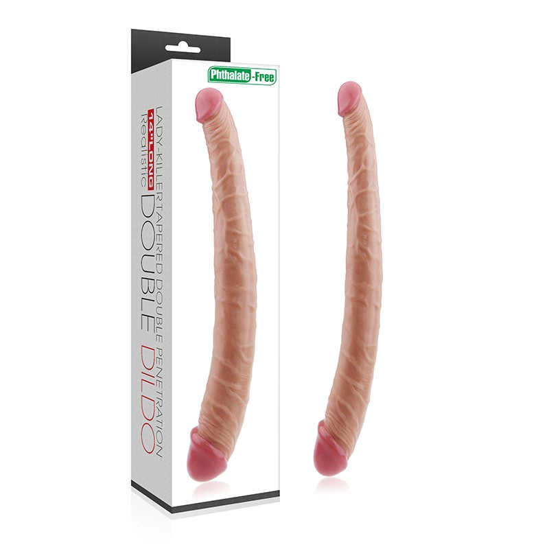 36 Cm Realistik Çift Uçlu Esnek Anal Ve Vajinal Dildo 36 Cm Realistik Çift Uçlu Esnek Anal Ve Vajinal Dildo
