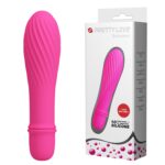 10 Modlu Spiral Desenli Fuşya Mini Silikon Vibratör