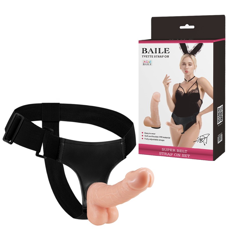 18,5 Cm Belden Bağlamalı Gerçekçi Strap-On 18,5 Cm Belden Bağlamalı Gerçekçi Strap-On