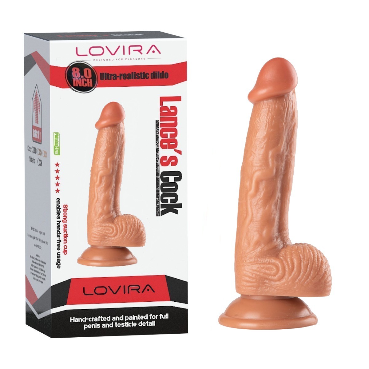 21 Cm Realistik Dokulu Vantuzlu Dildo Penis – Melez 21 Cm Realistik Dokulu Vantuzlu Dildo Penis – Melez