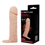 4 Cm Dolgulu Realistik Uzatmalı Penis Kılıfı