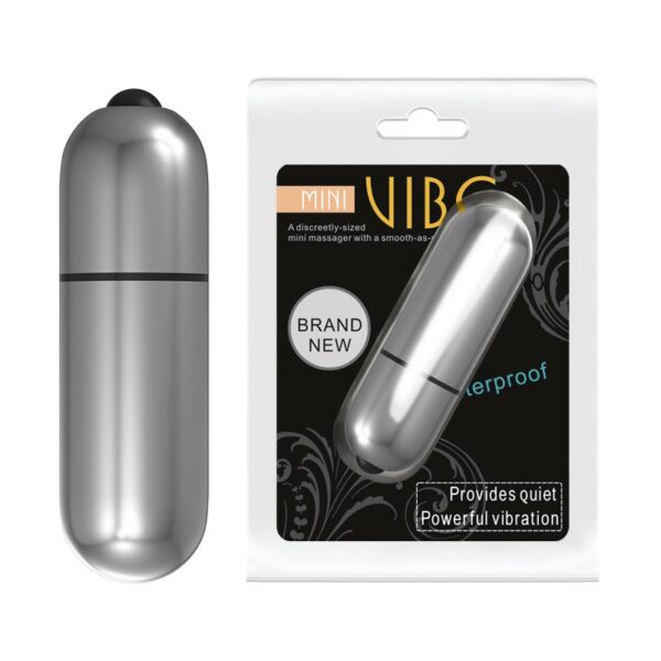21 Gram Taşınabilir Gümüş Mermi Titreşimli Bullet Vibratör