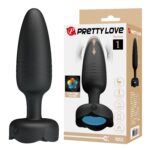 İleri Geri Hareketli 10 Modlu LED Işıklı Anal Plug