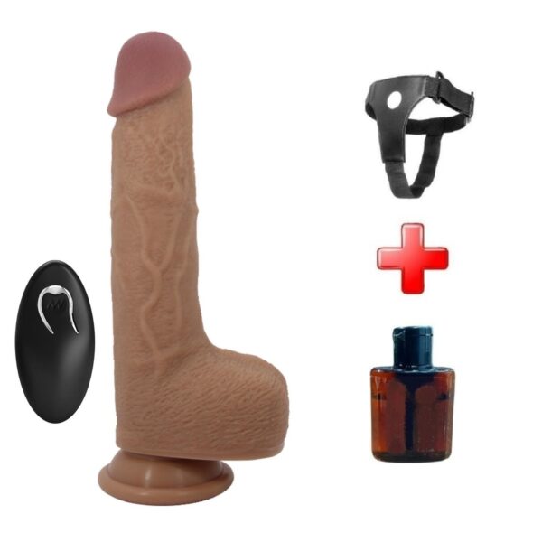 Belden Bağlamalı Uzaktan Kumandalı İleri Geri Hareketli Gerçekçi Penis