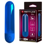 10 Fonksiyonlu USB Şarjlı Metalik Taşınabilir Mavi Mini Vibratör