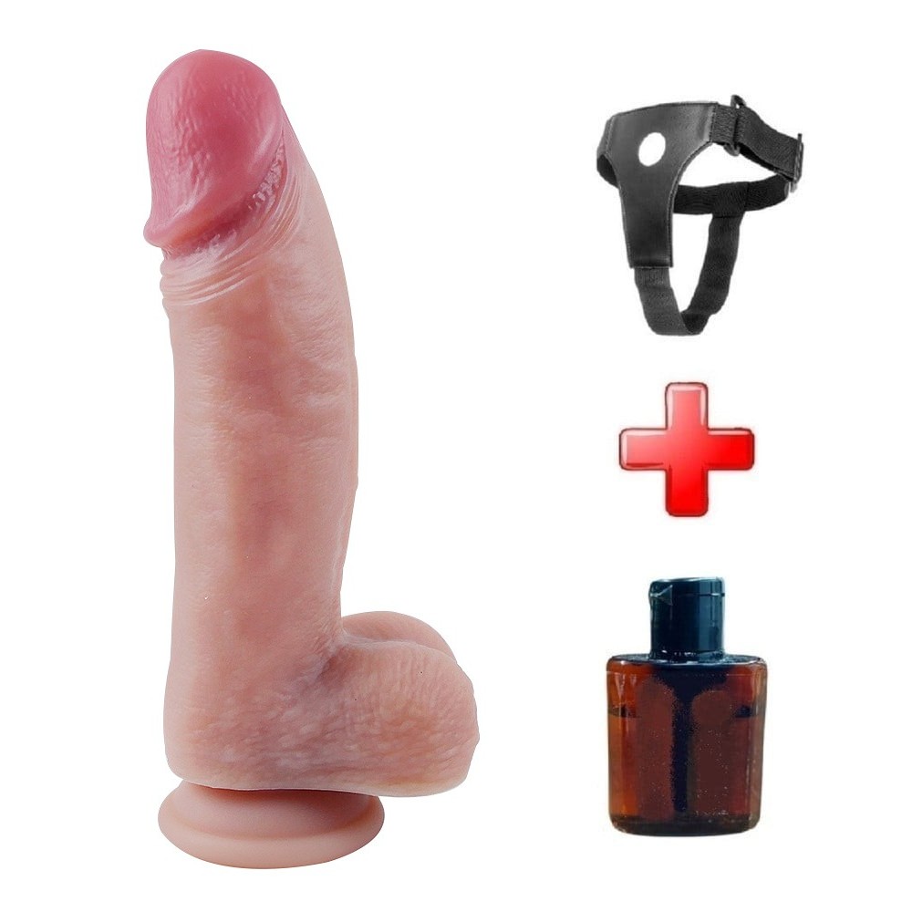 22 Cm Ultra Gerçekçi Melez Belden Bağlamalı Vantuzlu Dildo Penis 22 Cm Ultra Gerçekçi Melez Belden Bağlamalı Vantuzlu Dildo Penis