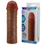 2,5 Cm Uzatmalı Melez Rengi Gerçekçi Penis Kılıfı