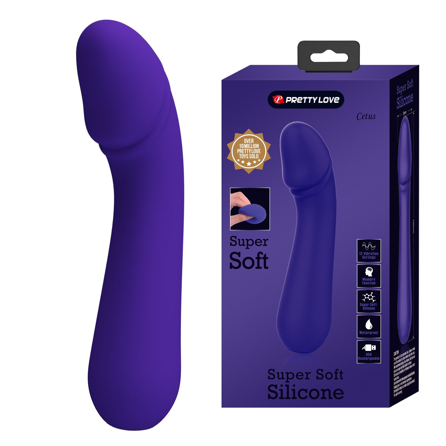 12 Fonksiyonlu Süper Yumuşak Silikon G-Nokta Vibratörü (Mor) 12 Fonksiyonlu Süper Yumuşak Silikon G-Nokta Vibratörü (Mor)