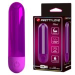 10 Fonksiyonlu USB Şarjlı Metalik Taşınabilir Mor Mini Vibratör