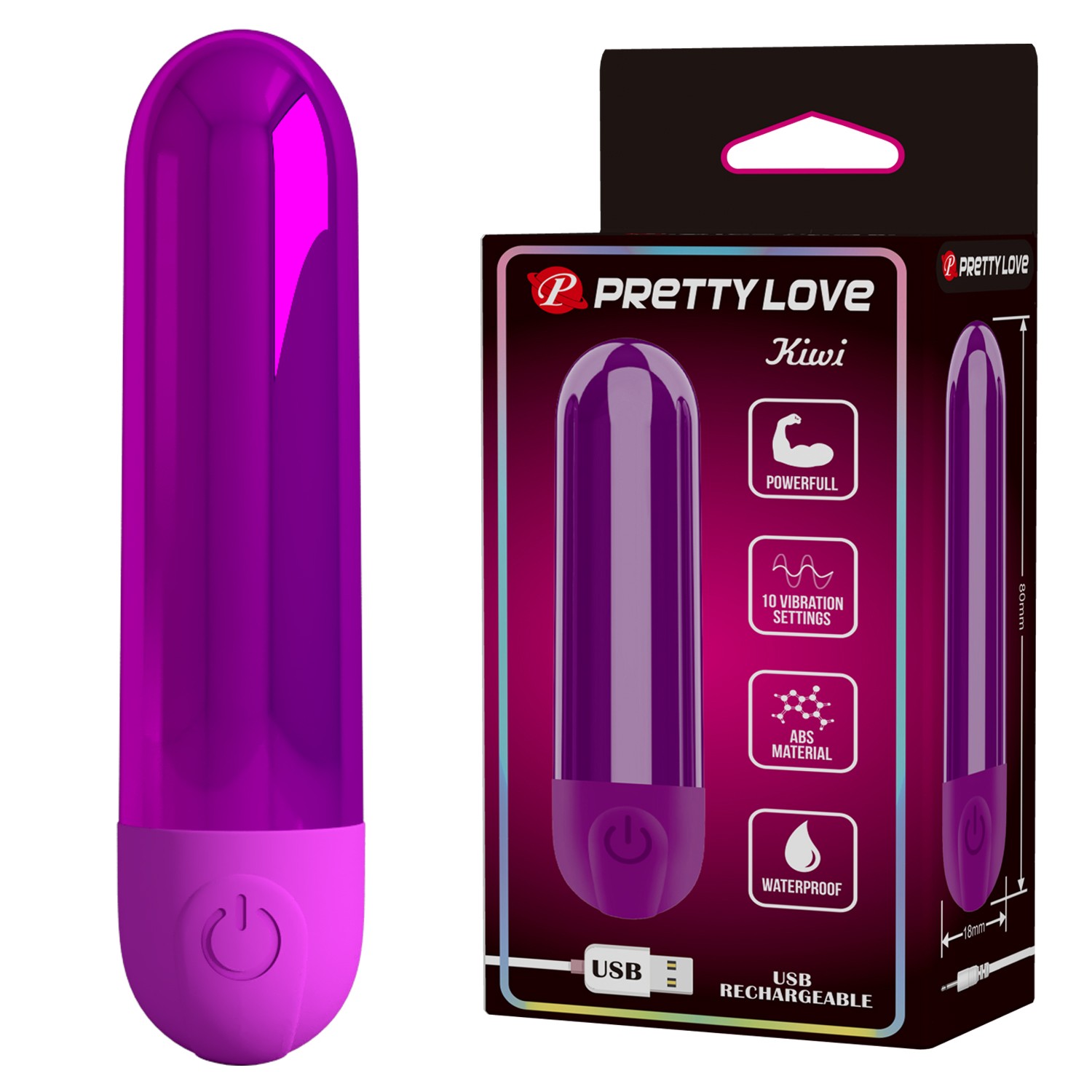 10 Fonksiyonlu USB Şarjlı Metalik Taşınabilir Mor Mini Vibratör 10 Fonksiyonlu USB Şarjlı Metalik Taşınabilir Mor Mini Vibratör