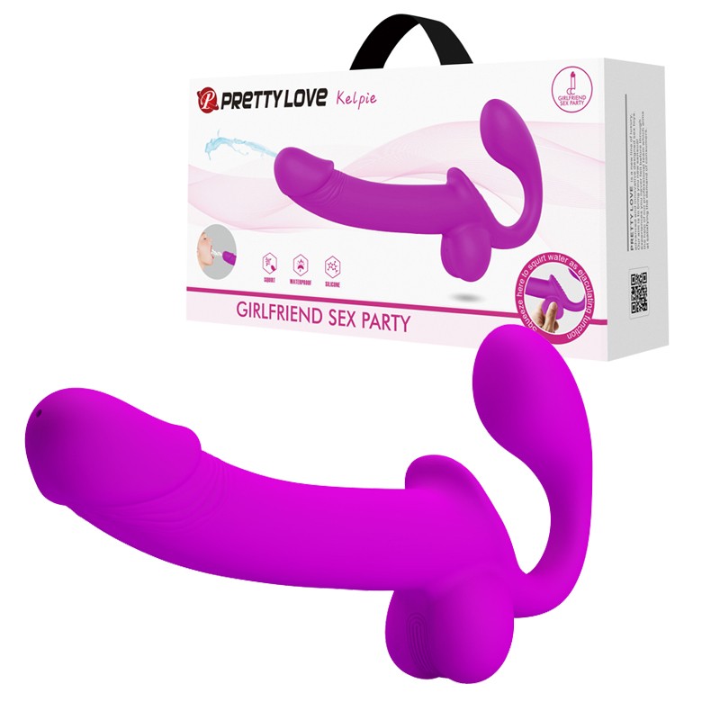 Çift Taraflı Strapless Su Salınımlı Strap-On Çift Taraflı Strapless Su Salınımlı Strap-On