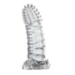 Şeffaf Tırtıklı Penis Uzatıcı Kılıf