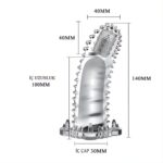 Şeffaf Titreşimli Penis Uzatıcı Kılıf