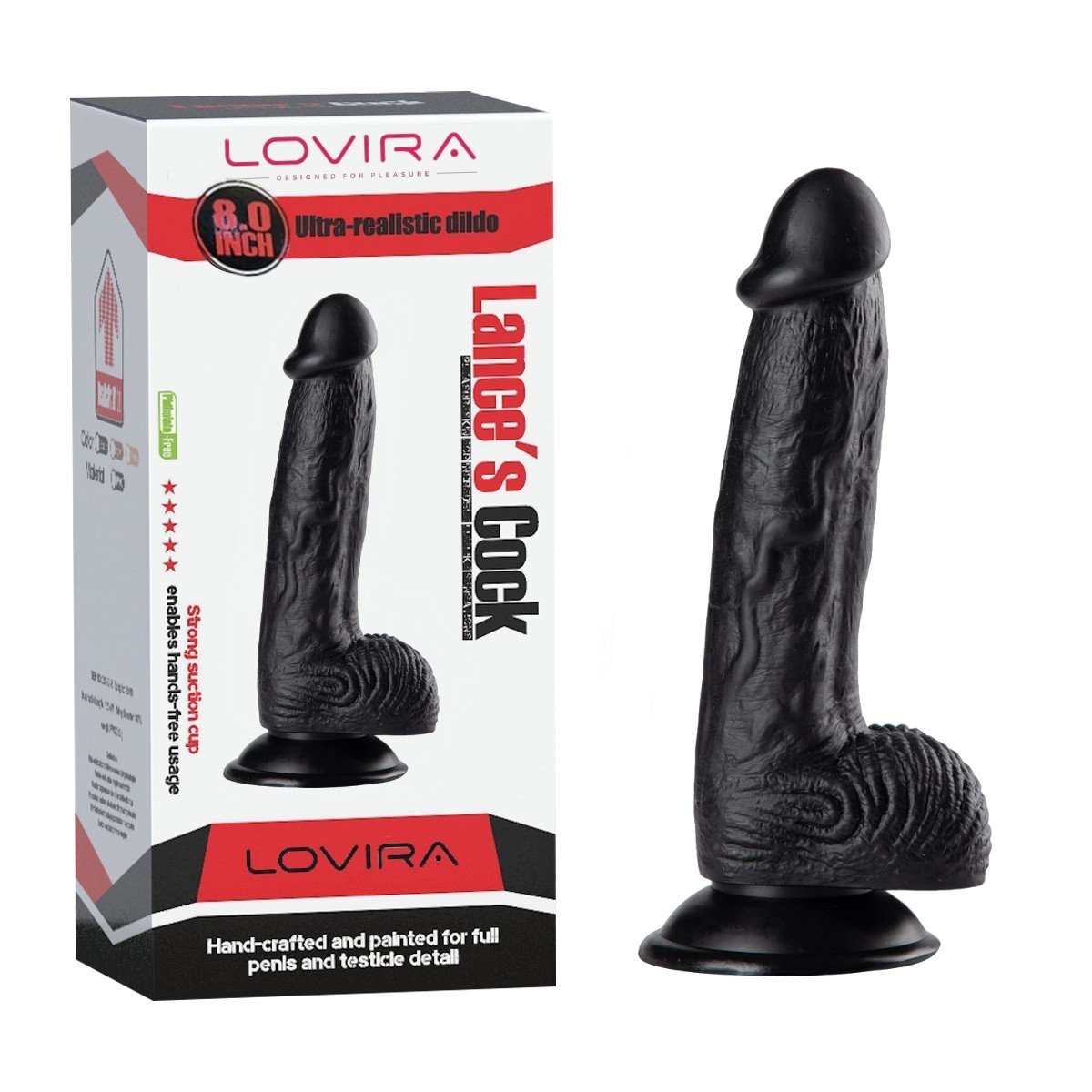 21 Cm Realistik Dokulu Vantuzlu Dildo Penis – Siyah 21 Cm Realistik Dokulu Vantuzlu Dildo Penis – Siyah