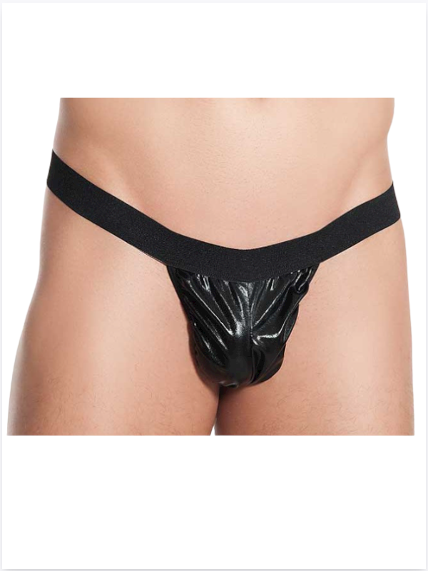 Fantezi Siyah Lame Çekici Erkek String Tanga Fantezi Siyah Lame Çekici Erkek String Tanga
