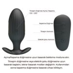 Şoklu Titreşimli Anal Plug