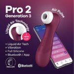 Telefon Kontrollü Klitoris Vibratörü (Air Pulse + Sıvı Hava Teknolojisi)