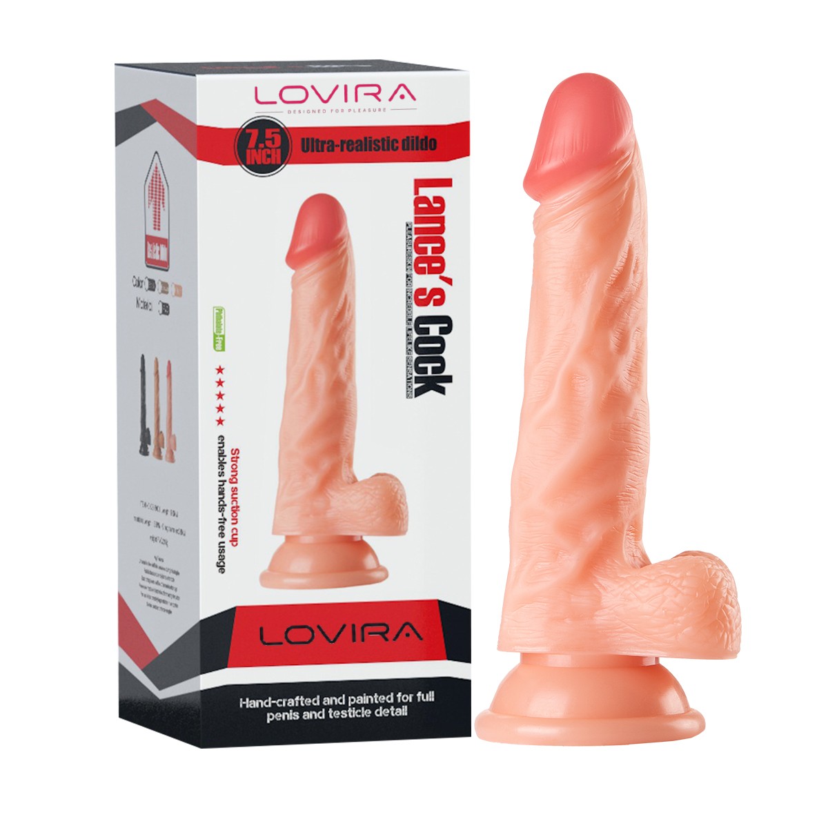 19,5 Cm Realistik Dokulu Vantuzlu Dildo Penis Ten Rengi 19,5 Cm Realistik Dokulu Vantuzlu Dildo Penis Ten Rengi