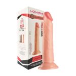 19 Cm Testissiz Realistik Vantuzlu Dildo