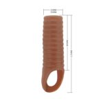 Tırtıklı Dolgulu Penis Kılıfı