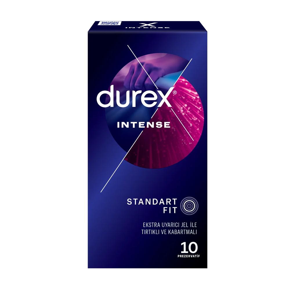 Durex Intense Uyarıcı Jelli Ve Tırtıklı Prezervatif 10’lu Durex Intense Uyarıcı Jelli Ve Tırtıklı Prezervatif 10’lu