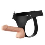 Titreşimli Damarlı Kemerli Dildo