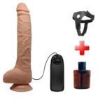 Titreşimli Vantuzlu Gerçekçi Dildo