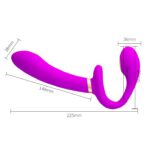 Titreşimli Şarjlı Kemerli Dildo