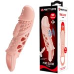 4 Cm Kalınlıkta Titreşimli Penis Kılıfı (Uzatmalı, Kabartmalı)
