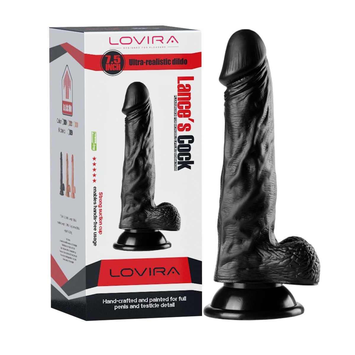 19,5 Cm Realistik Dokulu Vantuzlu Dildo 19,5 Cm Realistik Dokulu Vantuzlu Dildo