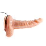 Vantuzlu Gerçekçi Titreşimli Dildo