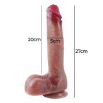 Vantuzlu Kalın Gerçekçi Dildo