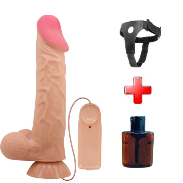 Titreşimli Çift Katmanlı Kıkırdak Yapılı Dildo Penis