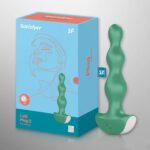 Titreşimli Anal Plug (Yeşil, 2 Motorlu, 12 Modlu)