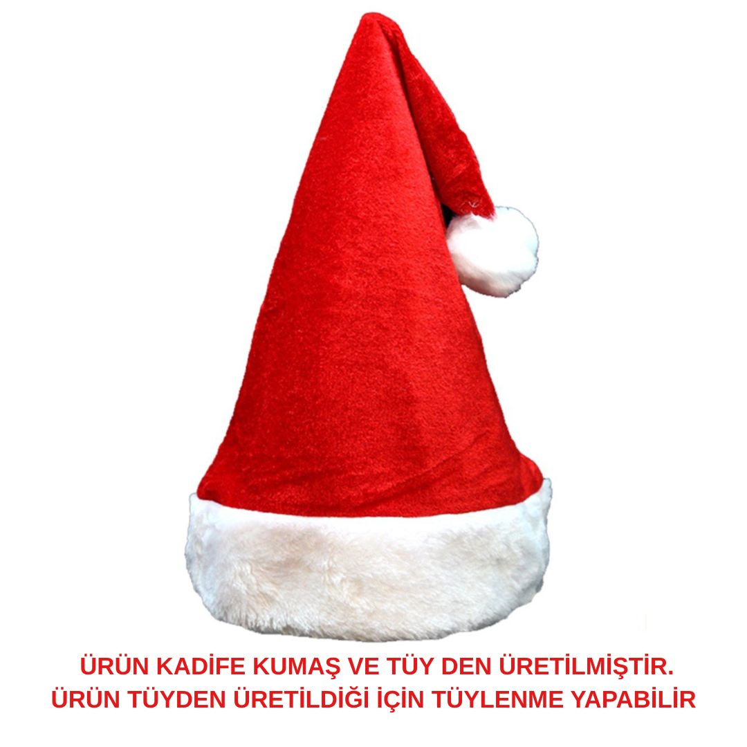 Unisex Çekici Kadife Yılbaşı Şapkası Unisex Çekici Kadife Yılbaşı Şapkası